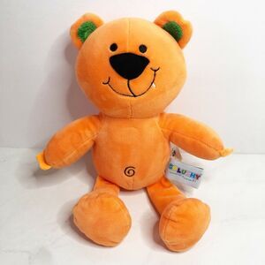 SPLUSHY Orange Splasher Bear 11" Bath Wet Soft Vampire Plush Stuffed Animal Toy